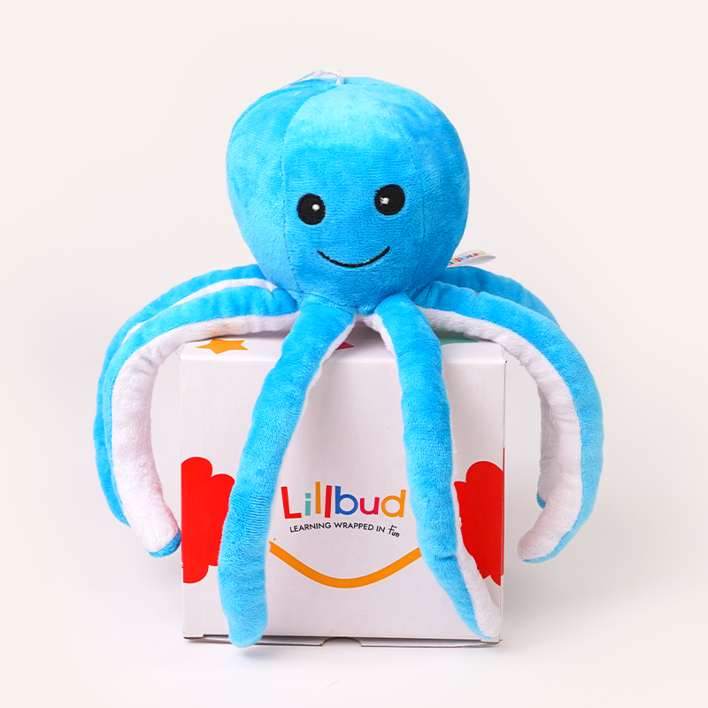 Buy Octopus Soft Toy with easy to grasp arms Online - Lillbud 