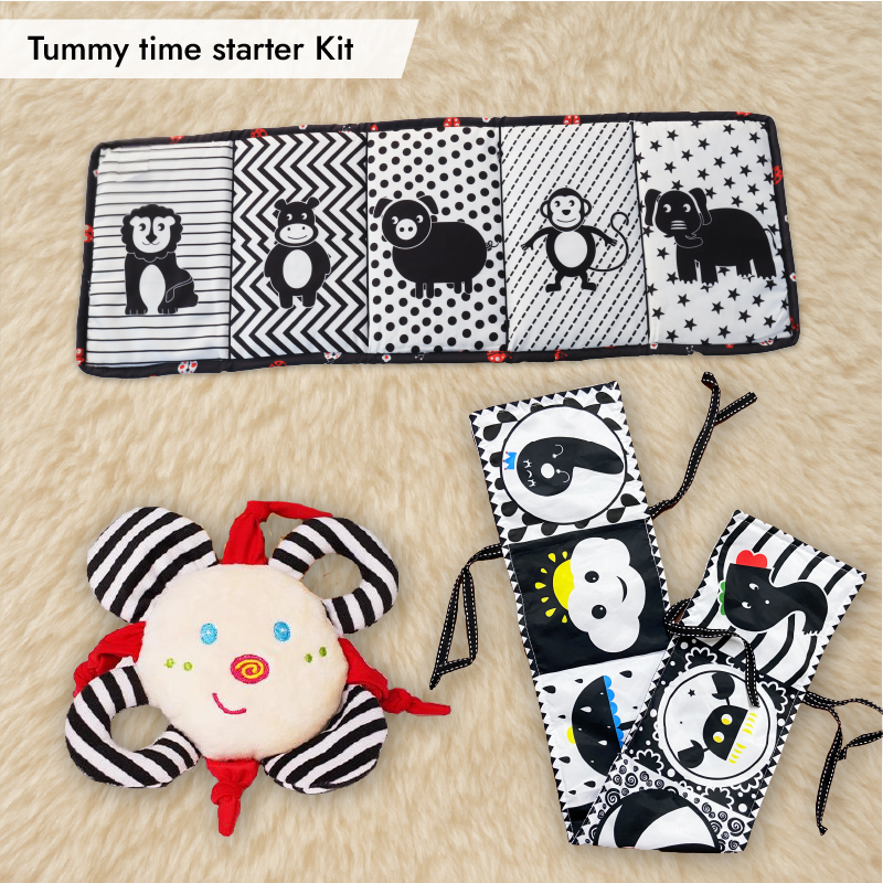 Buy ⁠⁠Tummy time starter Kit (Set of 3) Online - Lillbud 