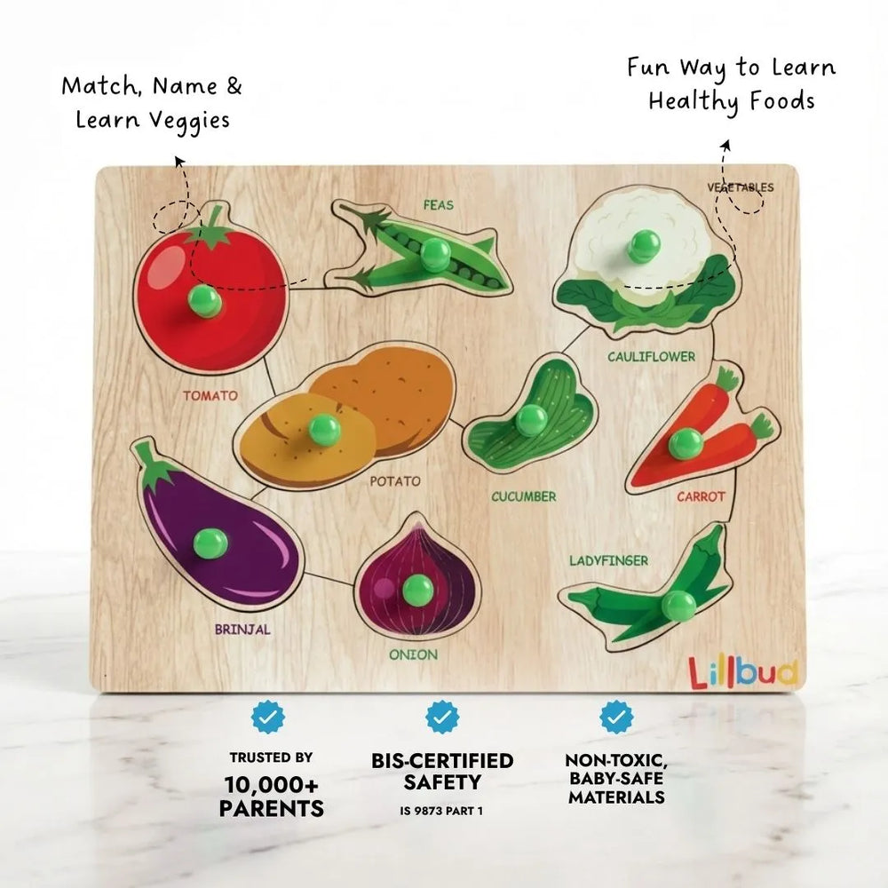 Buy Veggies Puzzle Online - Lillbud 
