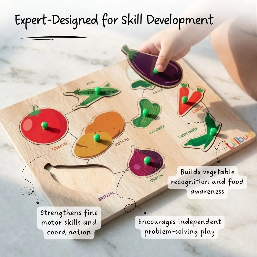 Buy Veggies Puzzle Online - Lillbud 