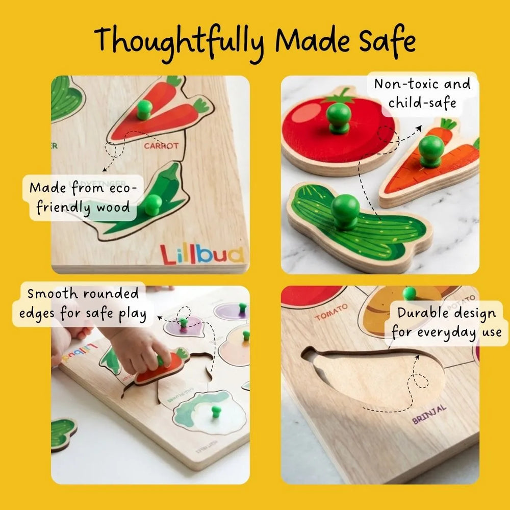 Buy Veggies Puzzle Online - Lillbud 