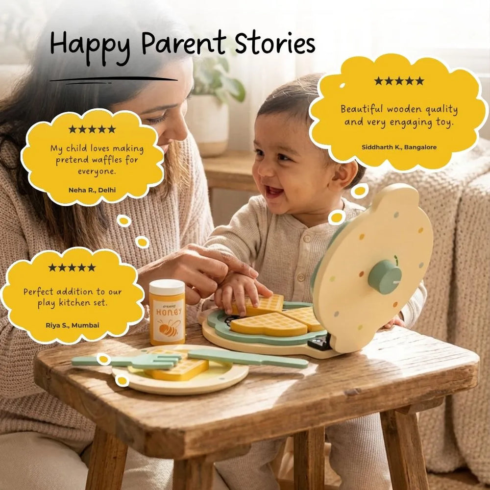 Buy Super Premium Waffle Maker Pretend Play Set Online - Lillbud 