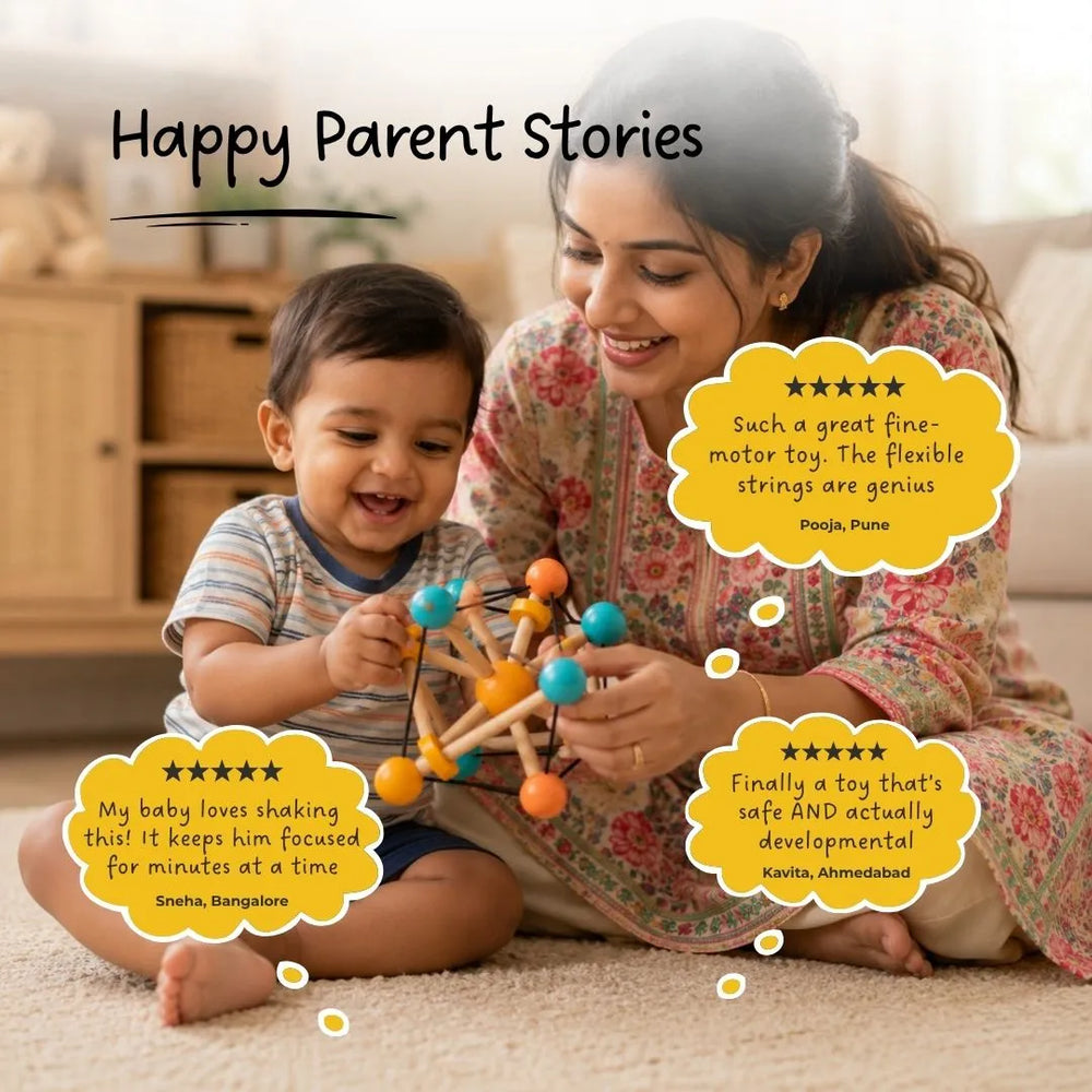Atom Ball - Sensory Grasping Toy and Rattle