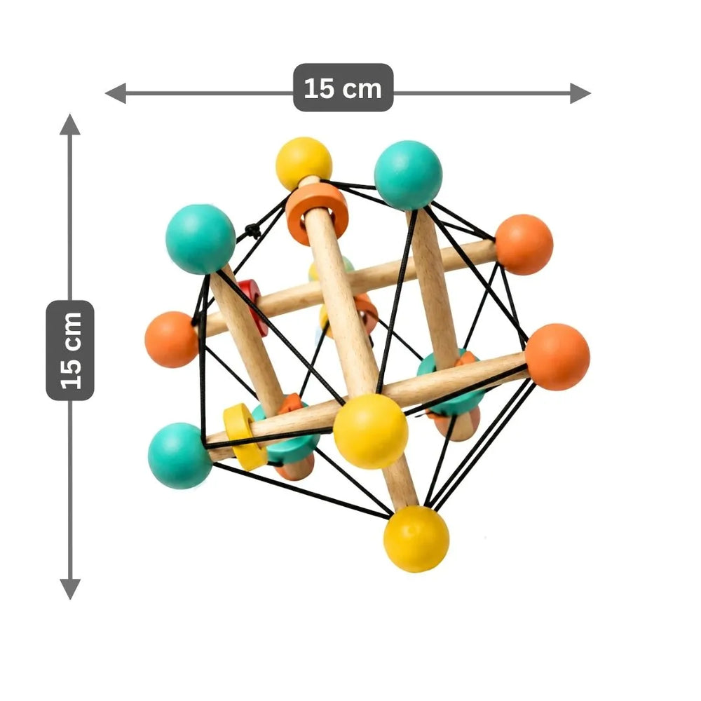 Atom Ball - Sensory Grasping Toy and Rattle