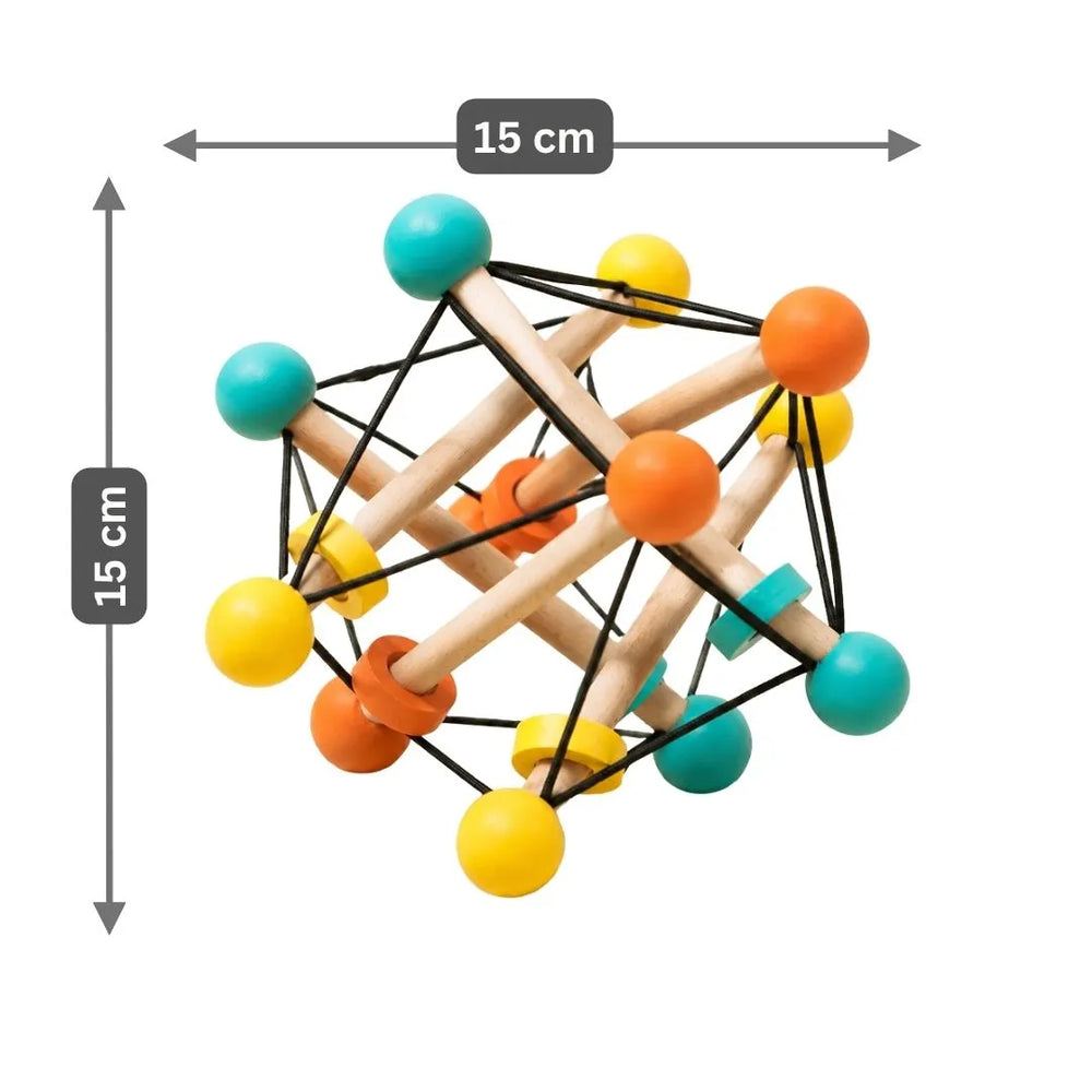 Atom Ball - Sensory Grasping Toy and Rattle