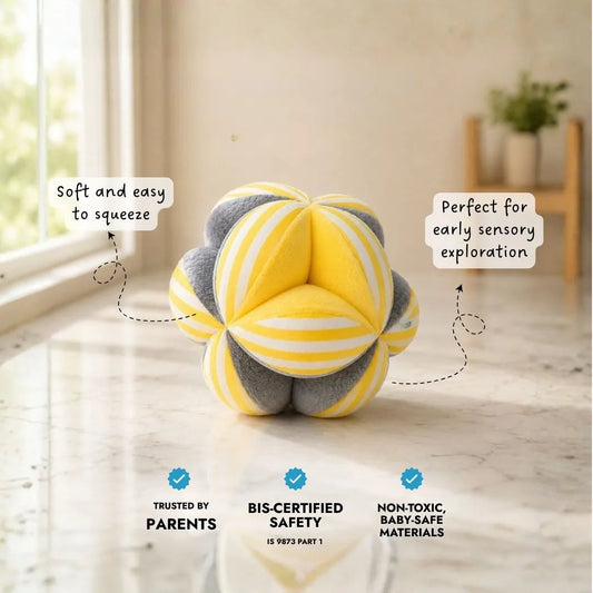 Fuzzy Grab Clutch Ball for Grasping and Fine Motor skills for babies