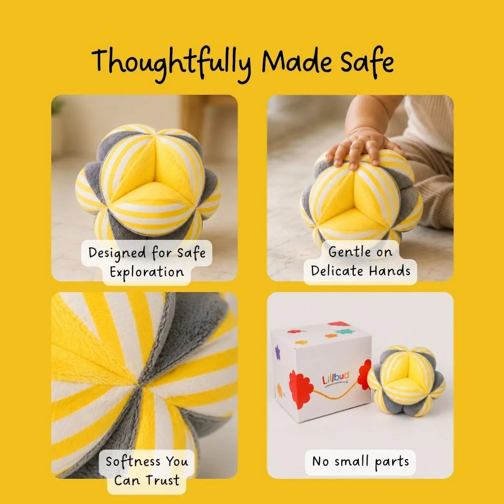 Fuzzy Grab Clutch Ball for Grasping and Fine Motor skills for babies