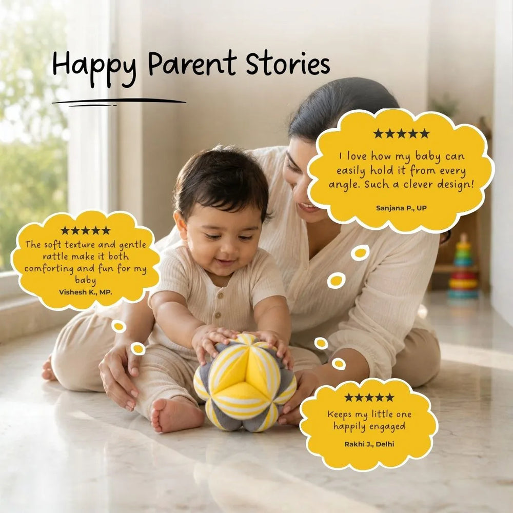 Fuzzy Grab Clutch Ball for Grasping and Fine Motor skills for babies
