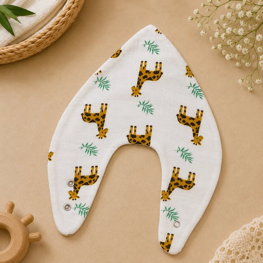 Buy Muslin Bib - Giraffe Online - Lillbud 