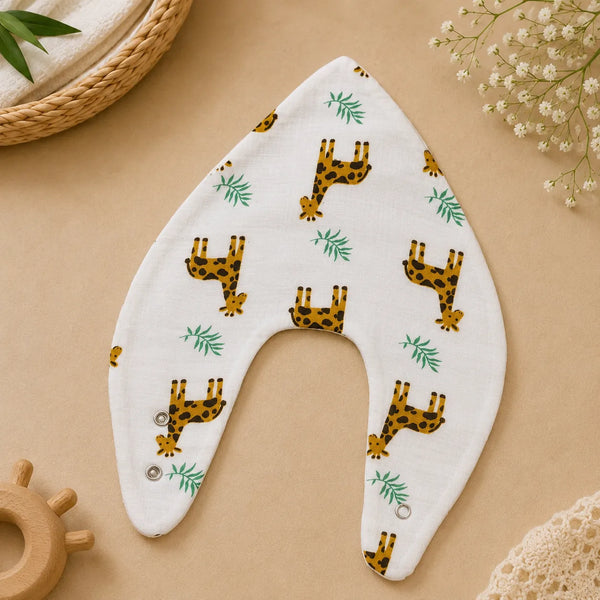Buy Muslin Bib - Giraffe Online - Lillbud