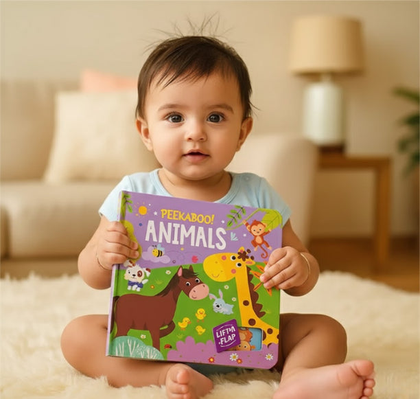 Buy Peek-a-boo Animals – Lift-the-Flap Book Online - Lillbud