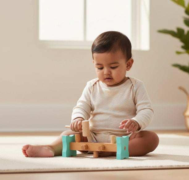 Buy Knock Knock Hammer Toy for Strength and Fine Motor Online - Lillbud 