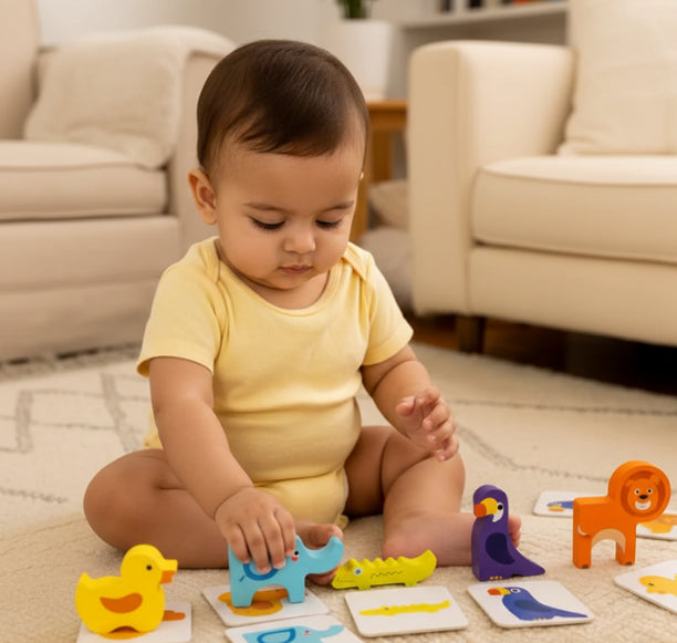 Buy Little Wild Friends with Matching cards Online - Lillbud 
