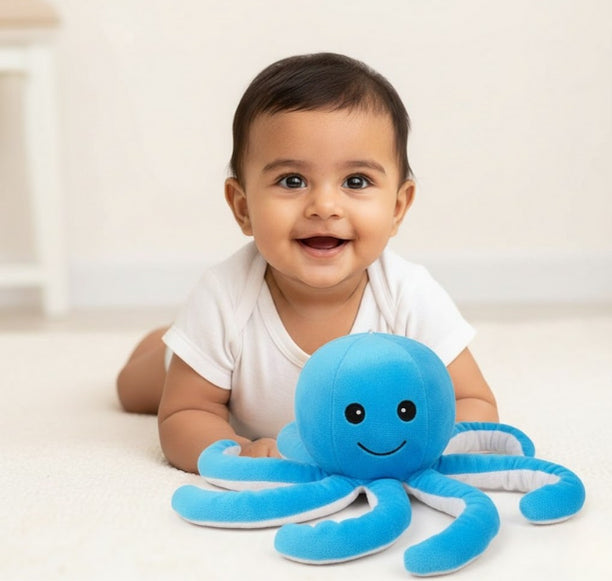 Buy Octopus Soft Toy with easy to grasp arms Online - Lillbud 