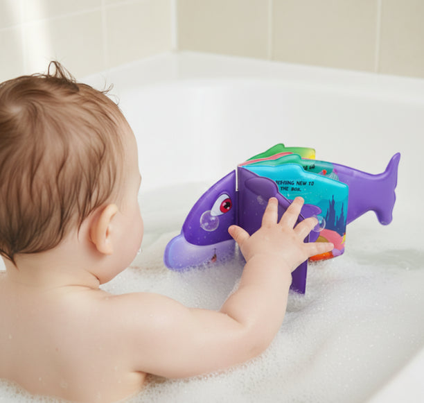 Buy Splash and Read - Dolphin Bath Book Online - Lillbud 