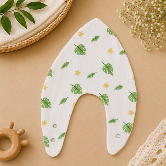 Buy Muslin Bib - Leaf Online - Lillbud 