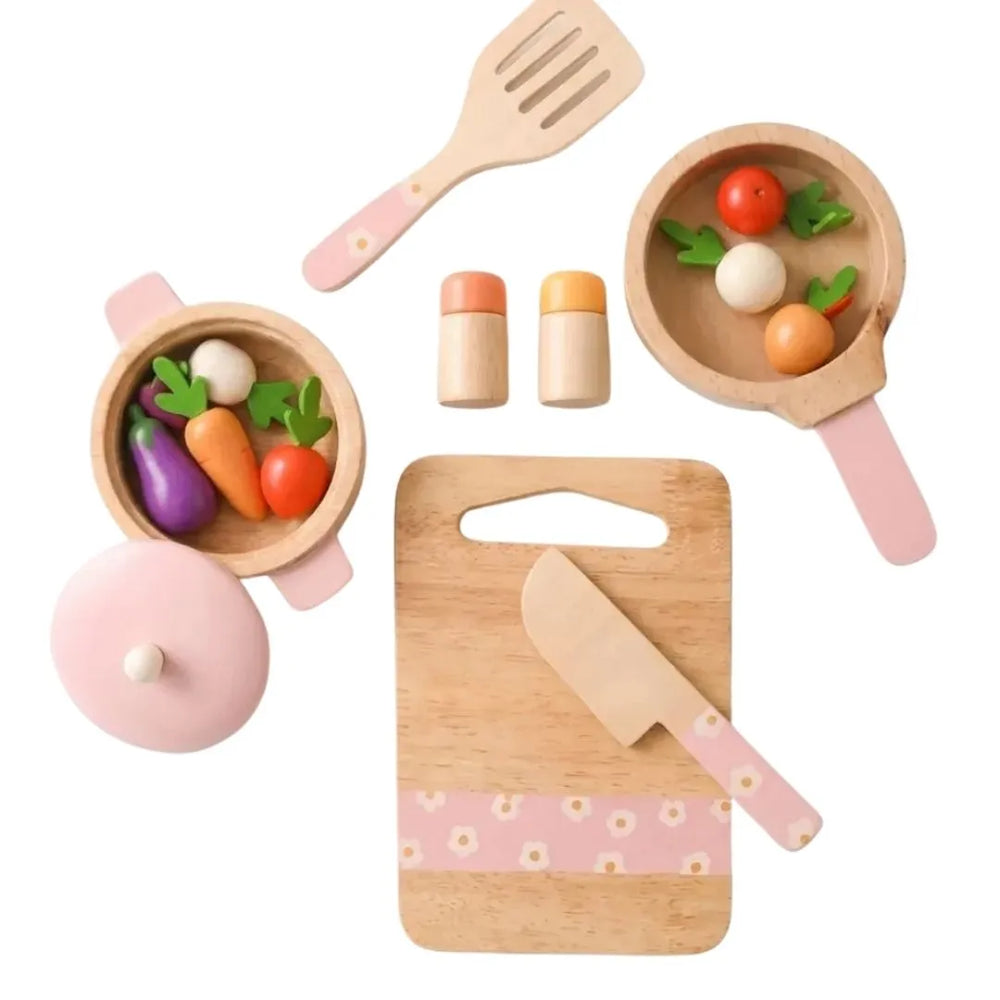 Buy Super Premium Mini Chef Kitchen Pretend Play Set Online - Lillbud
