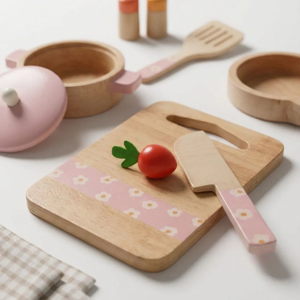 Buy Super Premium Mini Chef Kitchen Pretend Play Set Online - Lillbud
