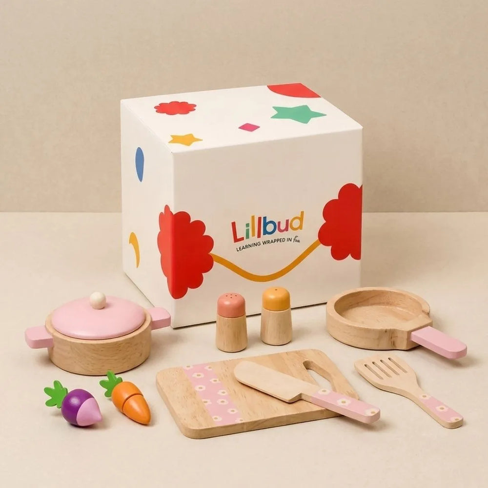 Buy Super Premium Mini Chef Kitchen Pretend Play Set Online - Lillbud