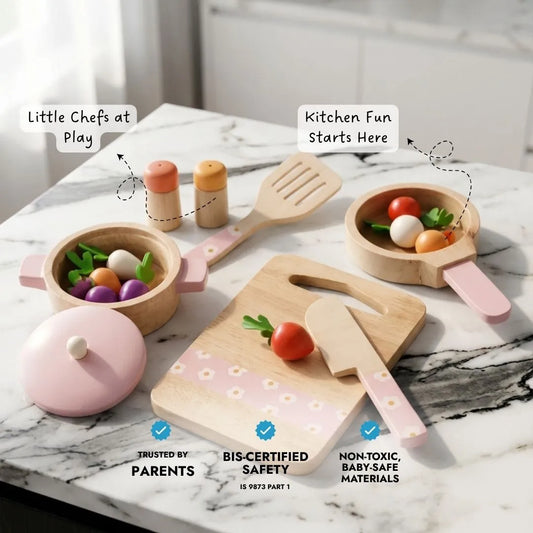 Buy Super Premium Mini Chef Kitchen Pretend Play Set Online - Lillbud