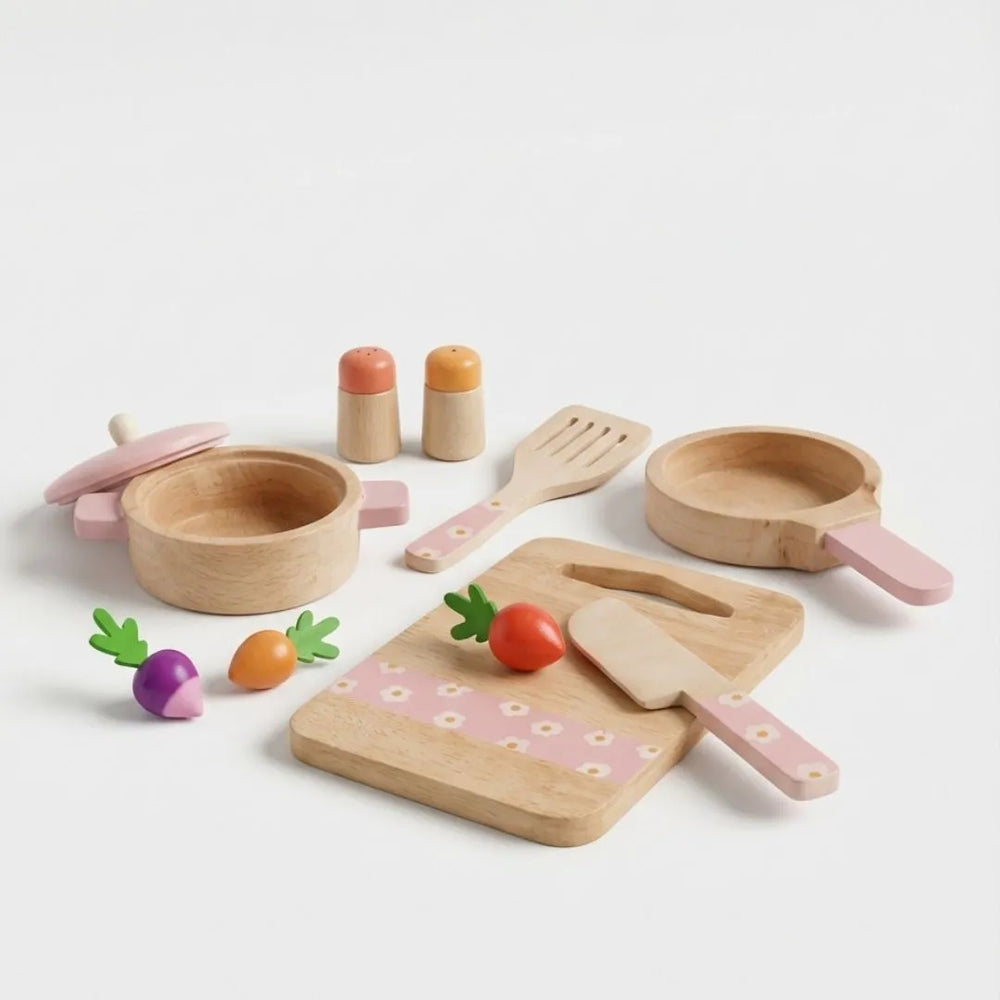 Buy Super Premium Mini Chef Kitchen Pretend Play Set Online - Lillbud