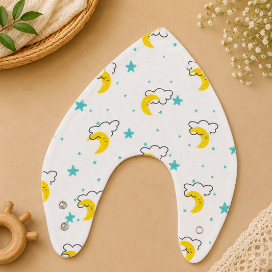 Buy Muslin Bib - Moon Online - Lillbud 