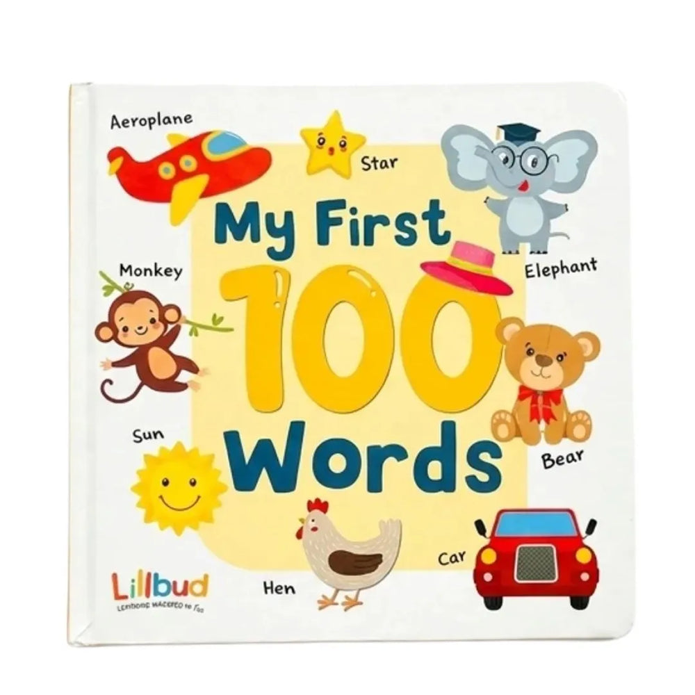 Buy My First 100 Words - Board Book Online - Lillbud
