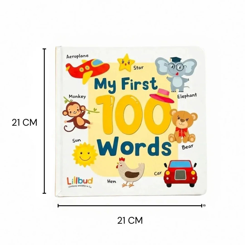 Buy My First 100 Words - Board Book Online - Lillbud