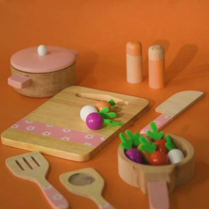Super Premium Mini Chef Kitchen Pretend Play Set
