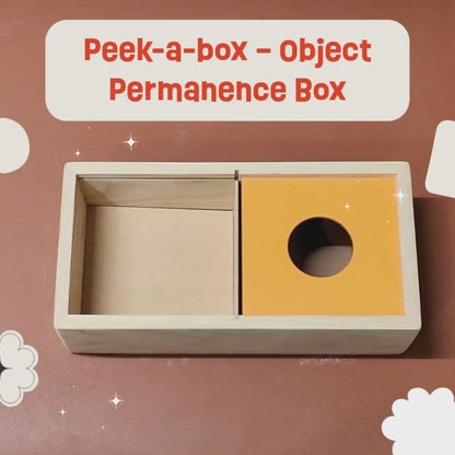 Peek-a-box – Object Permanence Box