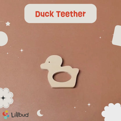Wooden Duck Teether