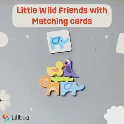 Little Wild Friends with Matching cards