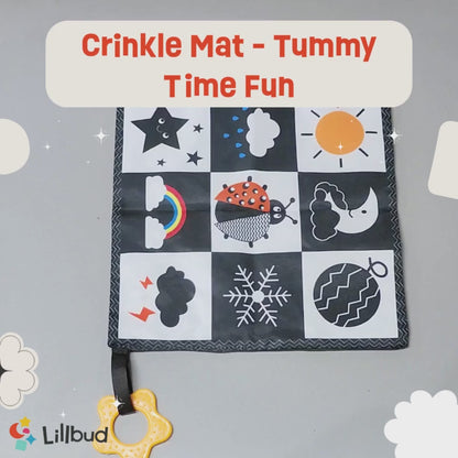 Crinkle Mat - Tummy Time Fun