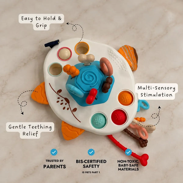 Buy Pull String Teether - Large - Honeybee Online - Lillbud