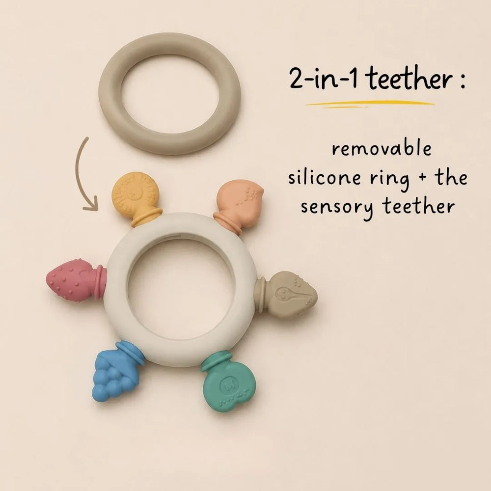 Sensory Teether - Fruits Shapes