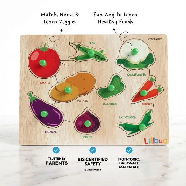 Buy Veggies Puzzle Online - Lillbud