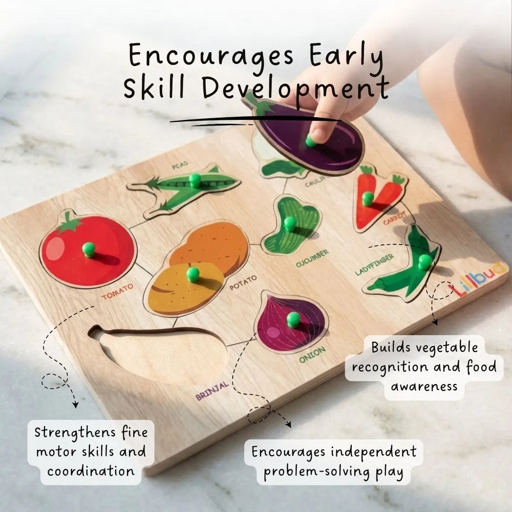 Buy Veggies Puzzle Online - Lillbud