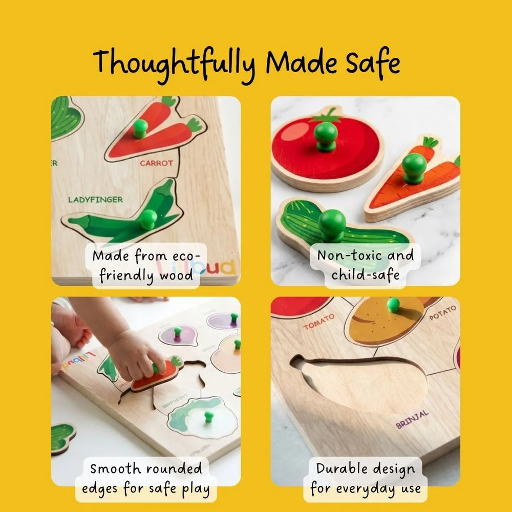 Buy Veggies Puzzle Online - Lillbud